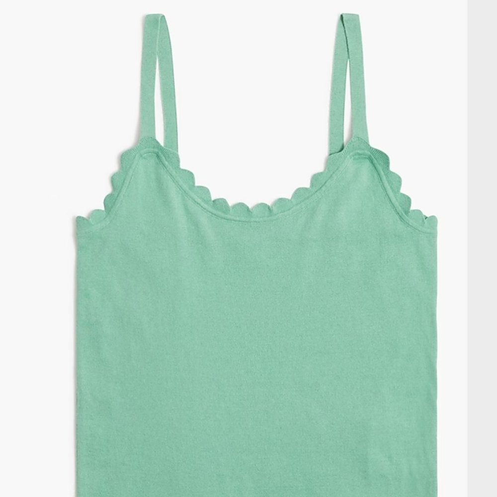 Scalloped Sweater Shell